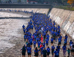 Aguas Andinas Corrida Río Mapocho 15 años