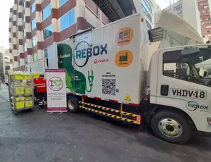 Rebox Camión Chile residuos hospitalarios