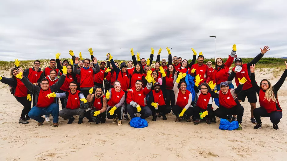 Veolia Brasil limpieza de Playas Sta. Catarina