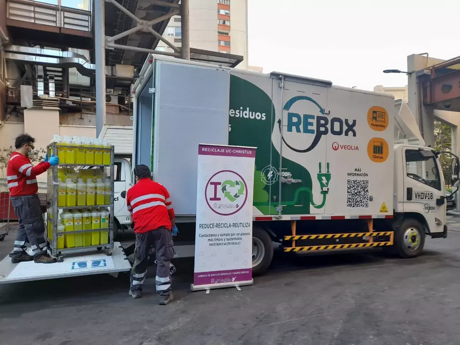 Rebox Camión Chile residuos hospitalarios