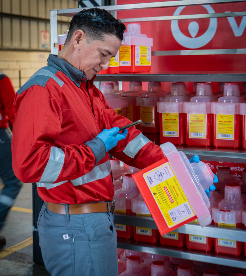 Veolia Ecuador Rebox residuos hospitalarios