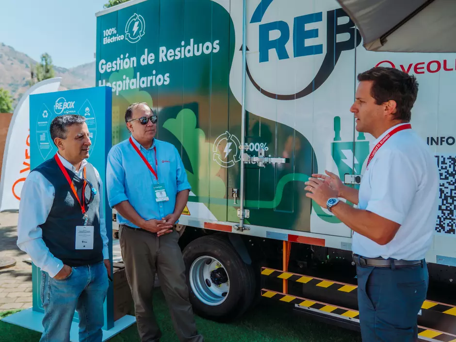 Rebox Camión Chile residuos hospitalarios