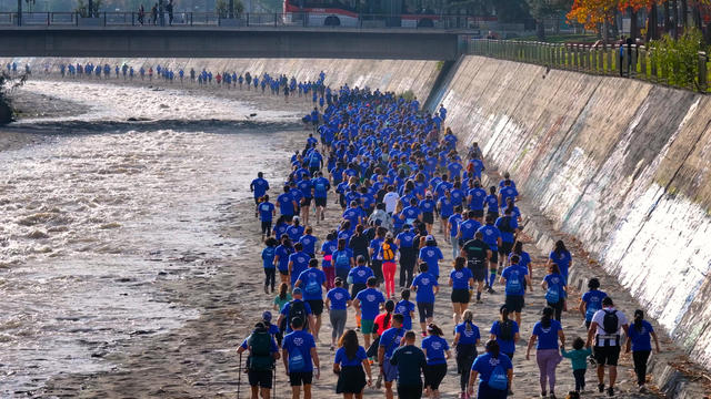 Aguas Andinas Corrida Río Mapocho 15 años